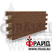 Термопанель Фрайд Премиум ABC-Klinkergruppe Alaska Braun Genarbt