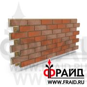 Термопанель Фрайд Премиум ABC-Klinkergruppe Rotbunt Struktur