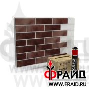 Термопанель Фрайд Комплект ABC-Klinkergruppe Aubergine