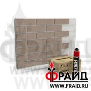 Термопанель Фрайд Комплект ABC-Klinkergruppe Grau Genarbt