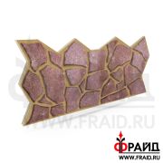 Термопанель Фрайд Премиум уральский Лемезит бордовый плитняк (нижняя)