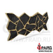 Термопанель Фрайд Премиум уральский Сланец черный плитняк (средняя)