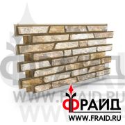 Термопанель Фрайд Премиум псковский Доломит бежевый стрелки 6см