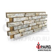Термопанель Фрайд Премиум псковский Доломит серо-белый стрелки 9см