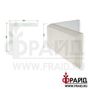 Фасадный декор Фрайд - Руст угловой симметричный РУ1-484-484-300-50