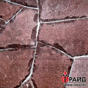 Уральский камень Лемезит бордовый плитняк